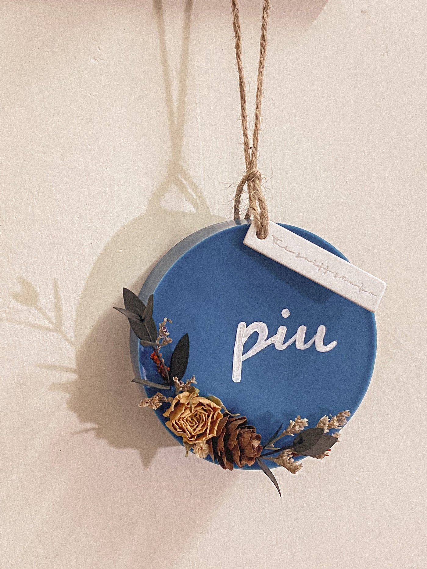 Scented Wax Tablet with Calligraphy