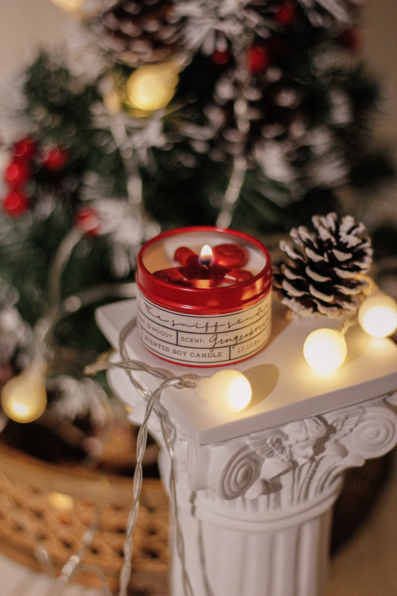 Gingerbread Tin Soy Candle