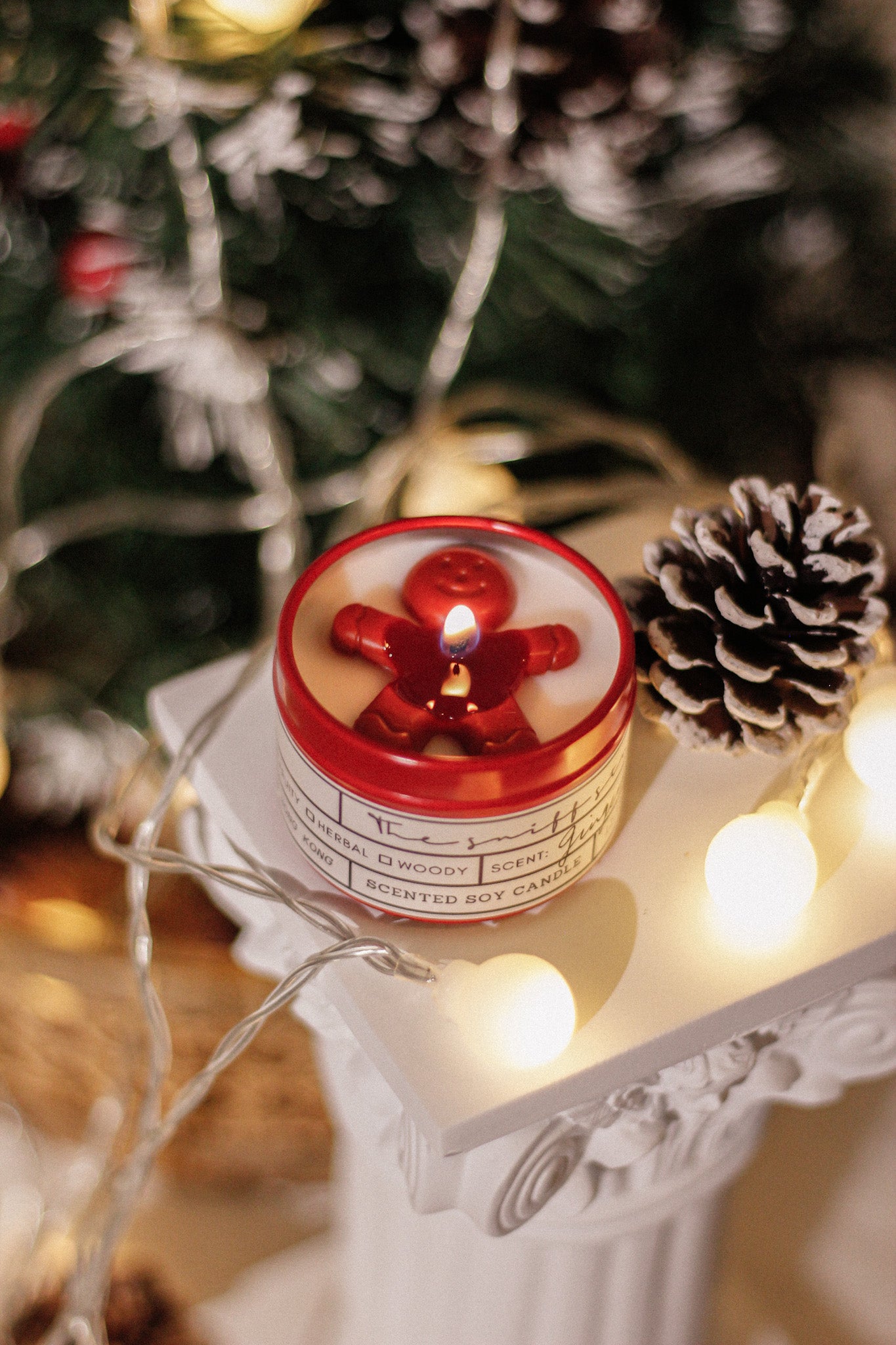 Gingerbread Tin Soy Candle