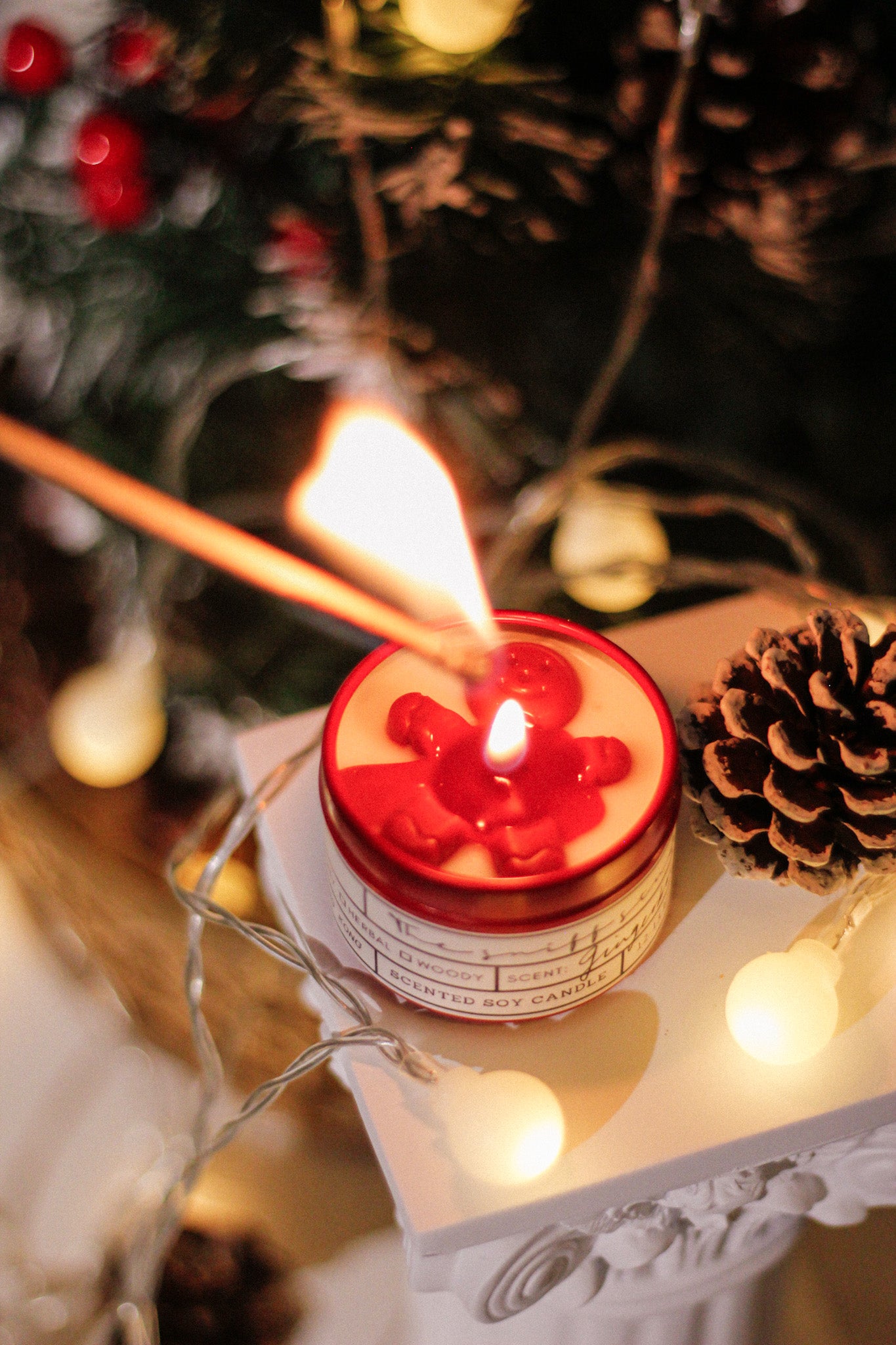 Gingerbread Tin Soy Candle